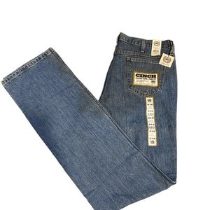Men’s Cinch Bronze Label Slim Fit Western Jeans Size 40x40 MB90532001 NWT
